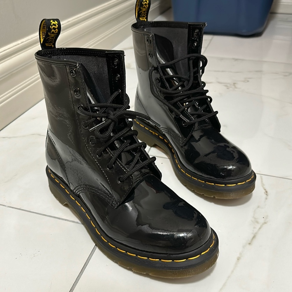 Dr. Martens Black Combat Boots